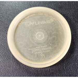 Tupperware Tupper Seal Vintage 3" Replacement Lid 297-7